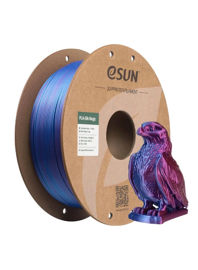 eSUN eSilk PLA Magic Red Blue