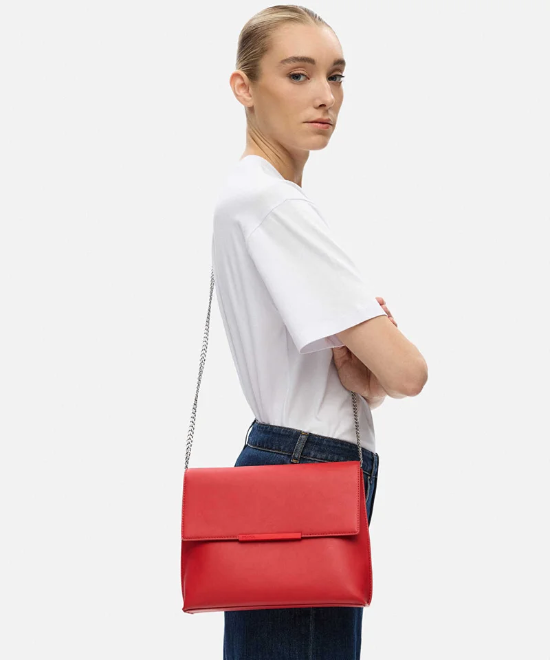 Ipekyol Leather-Effect Flap Bag