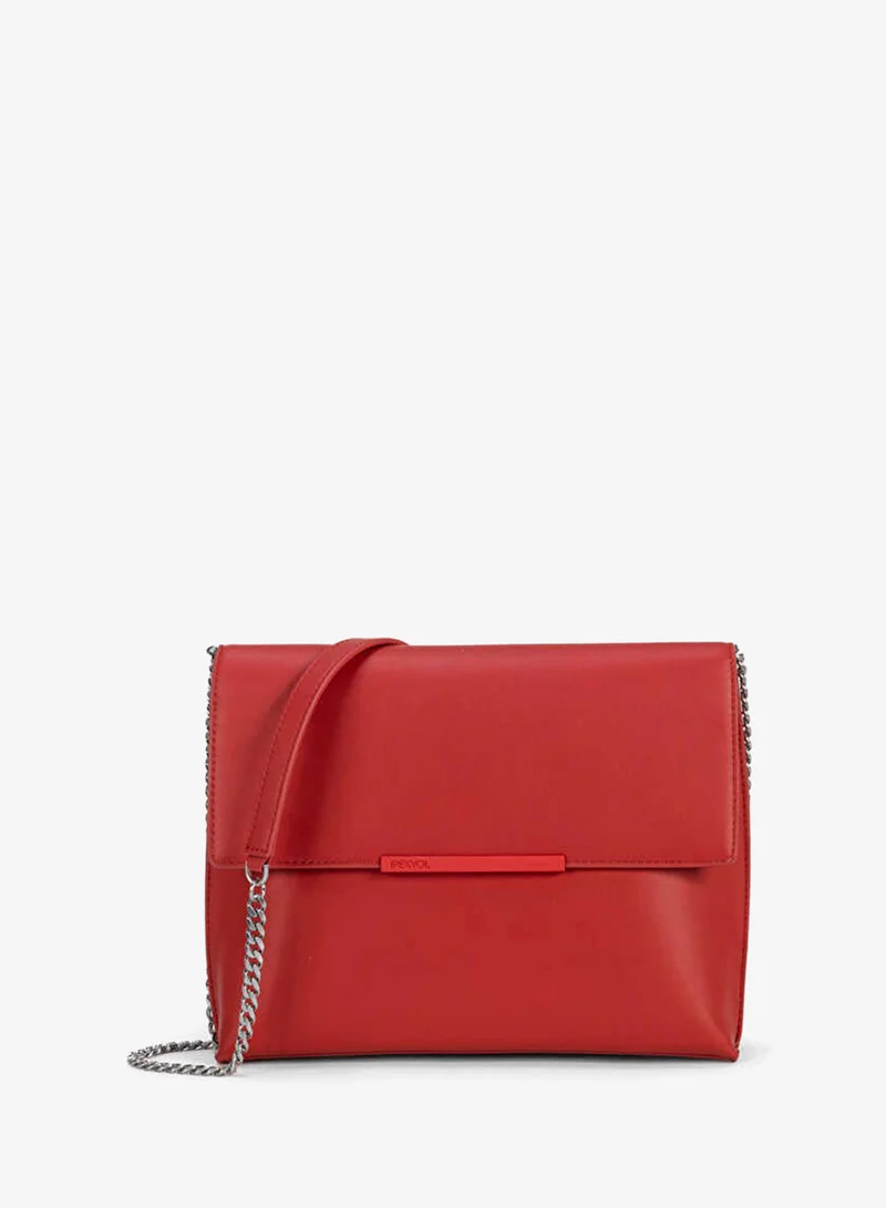 Ipekyol Leather-Effect Flap Bag