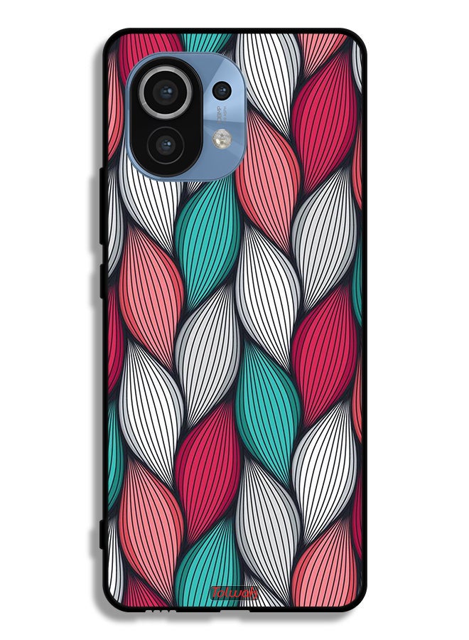 Tolwak Xiaomi Mi 11 Protective Case Cover Feather Pattern - Image 2