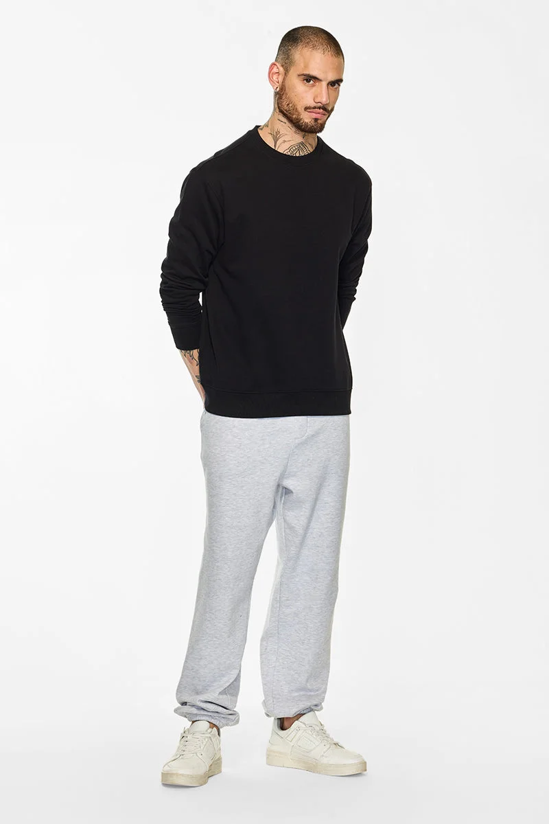 SNITCH Core Lab Black Solid Sweater