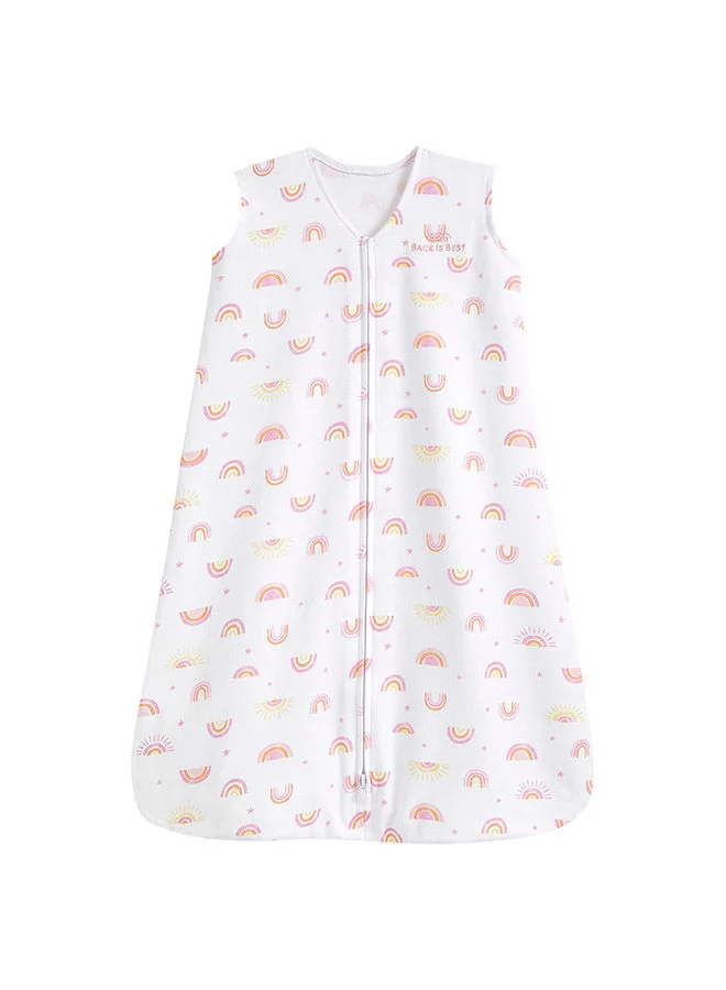 Halo Sleepsack Sleeping Bag 0.5 Tog  Cotton Sunshine Rainbows 18-36M (Package May Vary)