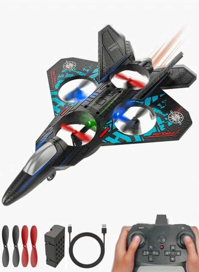RC Aeroplane 2.4GHz Remote Control L0712 Quadcopter Floating Fighter Plane – RTF Airplane Toy with Colored Lights and USB Charging, Ideal for Beginners, Kids, and Adults - Image 1