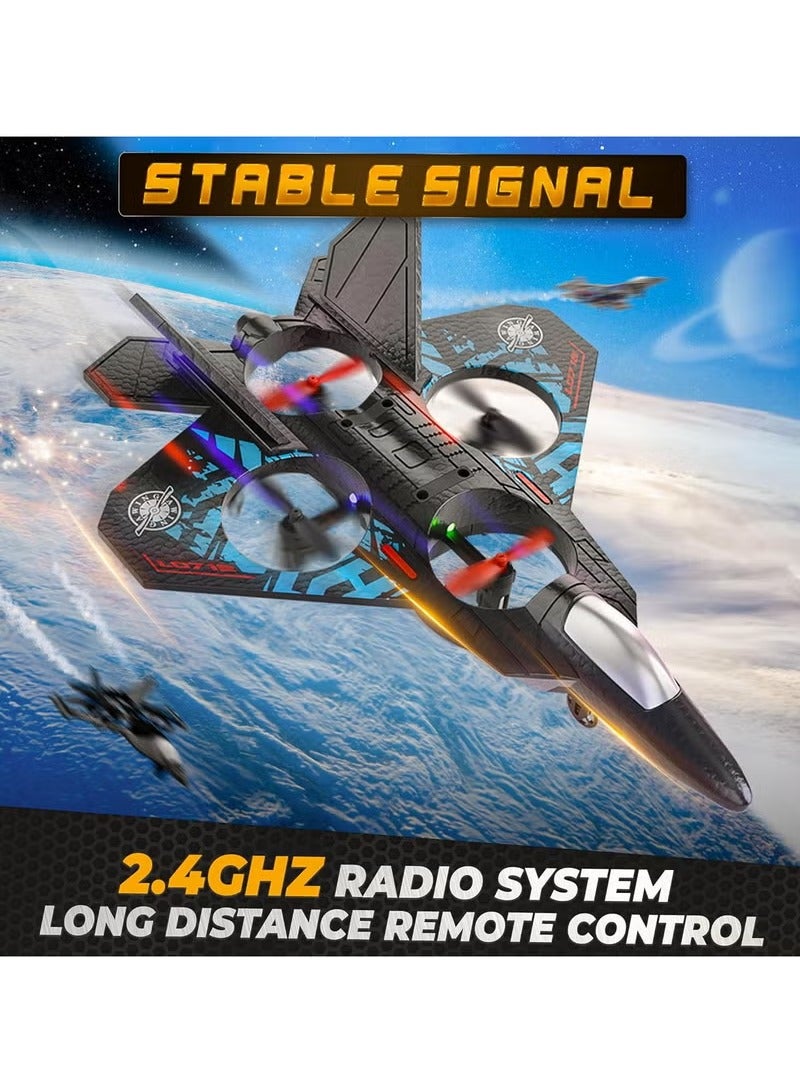 RC Aeroplane 2.4GHz Remote Control L0712 Quadcopter Floating Fighter Plane – RTF Airplane Toy with Colored Lights and USB Charging, Ideal for Beginners, Kids, and Adults - Image 4