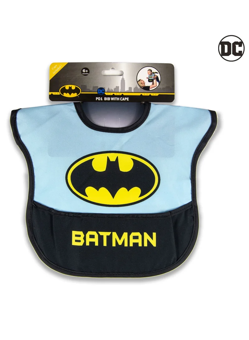 وارنر بروس. Adjustable Batman Baby Bibs With Capes