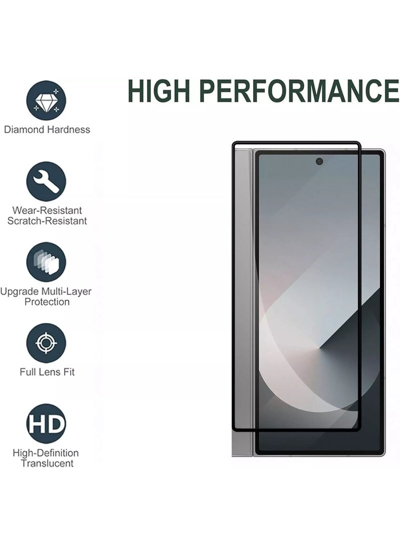DUSALA Glass Screen Protector for Samsung Galaxy Z Fold 7 Clear Glass Protection 9H - Image 3