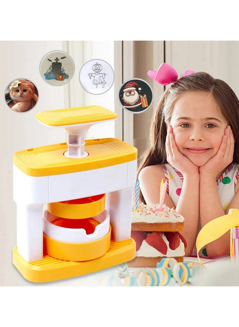 1PCS DIY Button Badge Maker Kit for Kids - Easy to Use, Durable PP Material, Includes 48 Button Parts & Pictures, Perfect for School Activities, Holidays, and Creative Gift Giving - Image 5