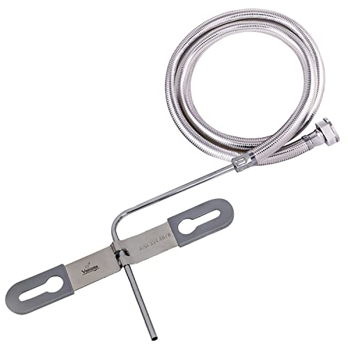 Vantage VAL - 139 Jet Spray Uni Stainless Steel, PVC & Chrome Plated Tube Heavy Duty Bathroom Accessory Easy To Use with Durable & Modern Design - Image 1