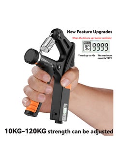 KASTWAVE Hand Grip Strengthener, with Counter, Hand Dynamometer Grip Strength Trainer, Heavy Duty Finger Strength Training Finger Exerciser, Hand Exerciser, for Muscle Building and Injury Recover, Pianist  - Image 2