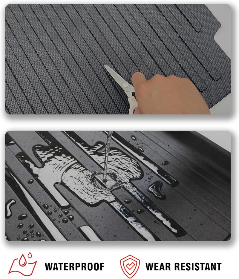 YEBOOCA Cargo Liner for 2020-2025 Ford Escape - Trunk Mat and Back Seat Cover Protector - Image 5