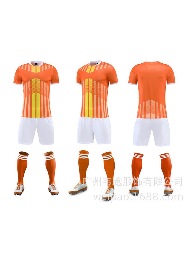 Orange Football Jersey - Image 1