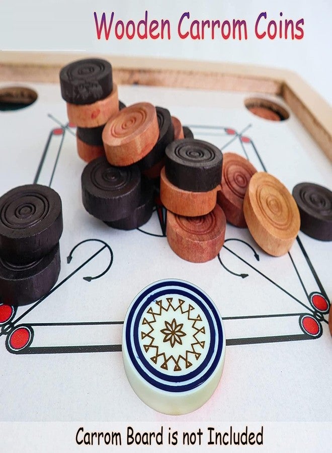 DESCTIDY DESCCTIDY Indoor Game Striker Accessories National & International Carrom Tournament (Multi Design & Colours Set of 3 Pcs, Kids (Design 3) - Image 2