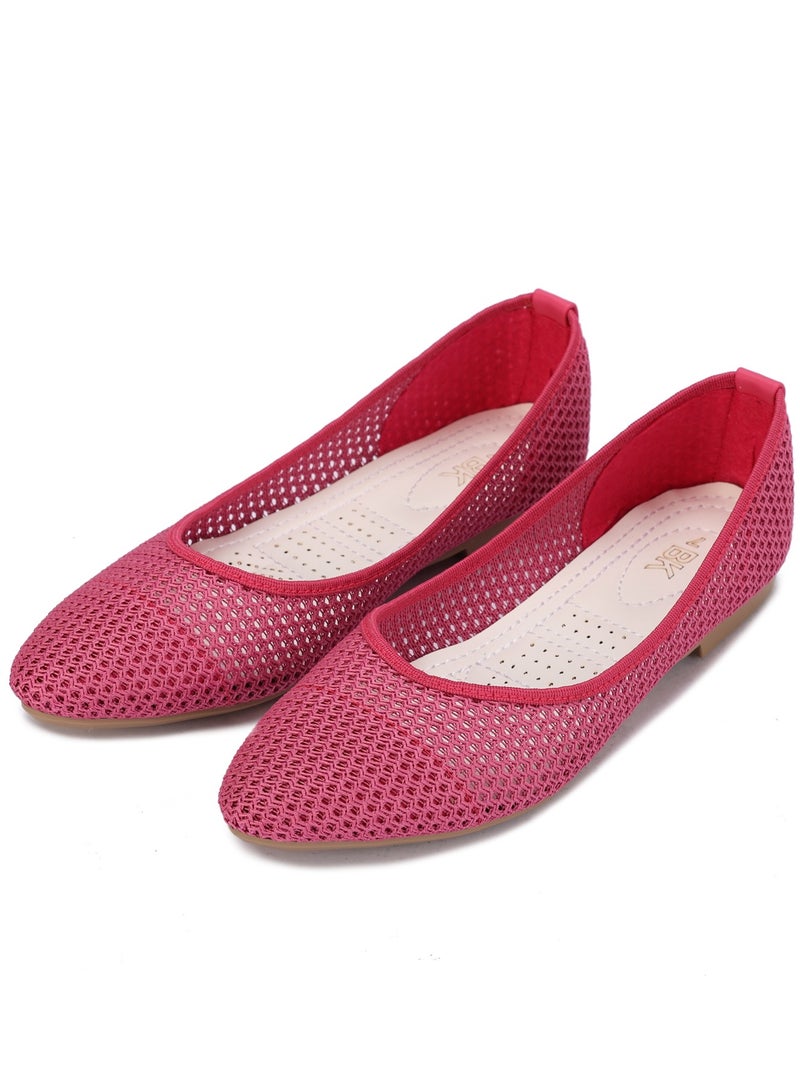 باليرينا نسائية خفيفة بسطح شبكي وتصميم مفرغ و نعل مريح - Image 2