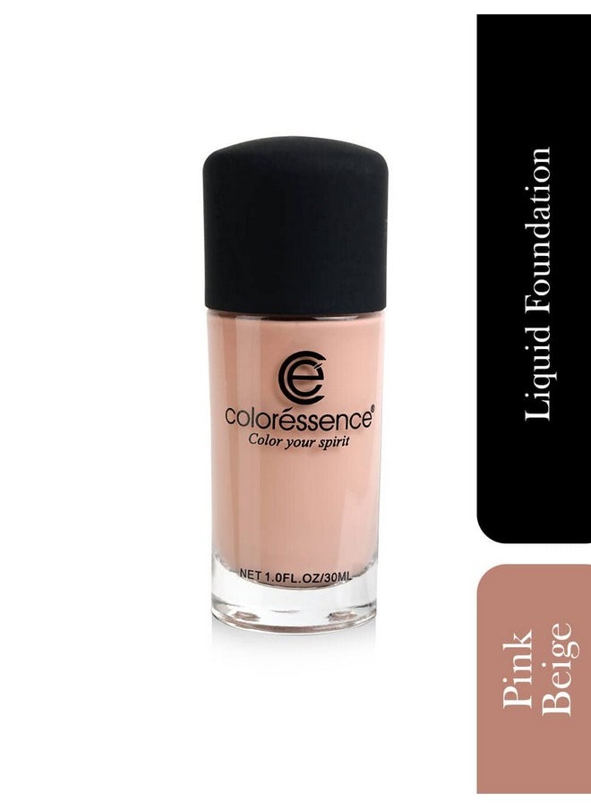Coloressence Liquid Opaque Foundation Pink Beige 30Ml, Lfb-4  - Image 2