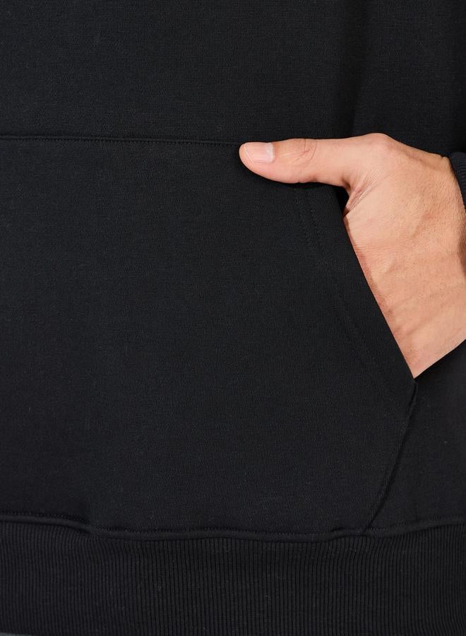 Styli Back Text Print Oversized Heavyweight Hoodie - Image 4