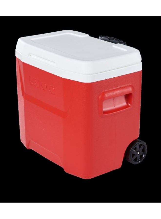 Igloo Rolling Cooler 28 QT Profile II Red
