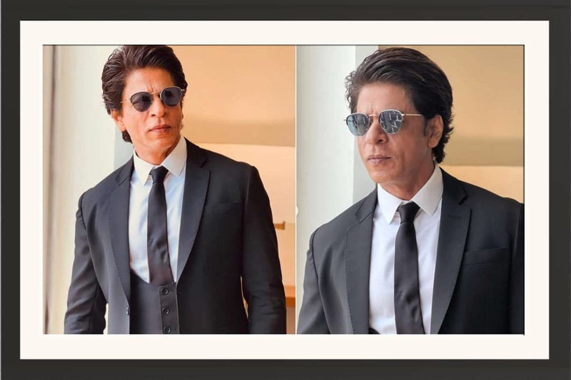 Wall Frame Shah Rukh Khan Wall Hanging Framed Photo Without Glass For Home Decor Office Living Drawing and Bed Rooms 13 X 18 Inch - Image 2