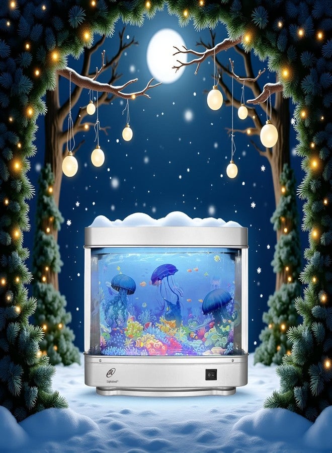 Lightahead Artificial Jellyfish Decorative Sensory Aquarium LED Lamp Virtual Ocean in Motion Night Light Decoration - Image 3