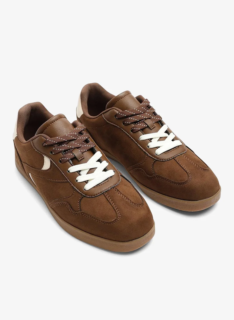 Where's That From  Anaiah Low Profile Side Panel Detailed Trainer for Women | Best Price UAE