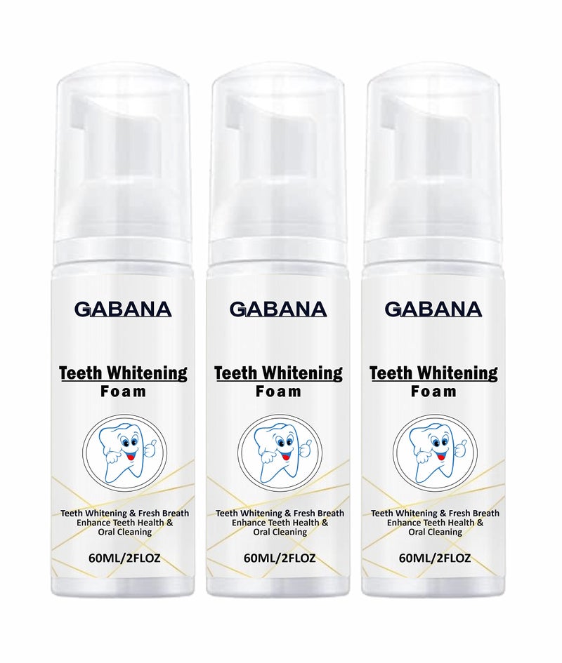 GABANA Natural Toothpaste for Deep Repair of Sensitive Teeth (Pack of 3, 60 ml)|Toothpaste in Fresh Colgate TOOthpaste for Whitening teeth toothpaste Gel for Long Lasting Whitener teeth Whitening Foam - Image 1