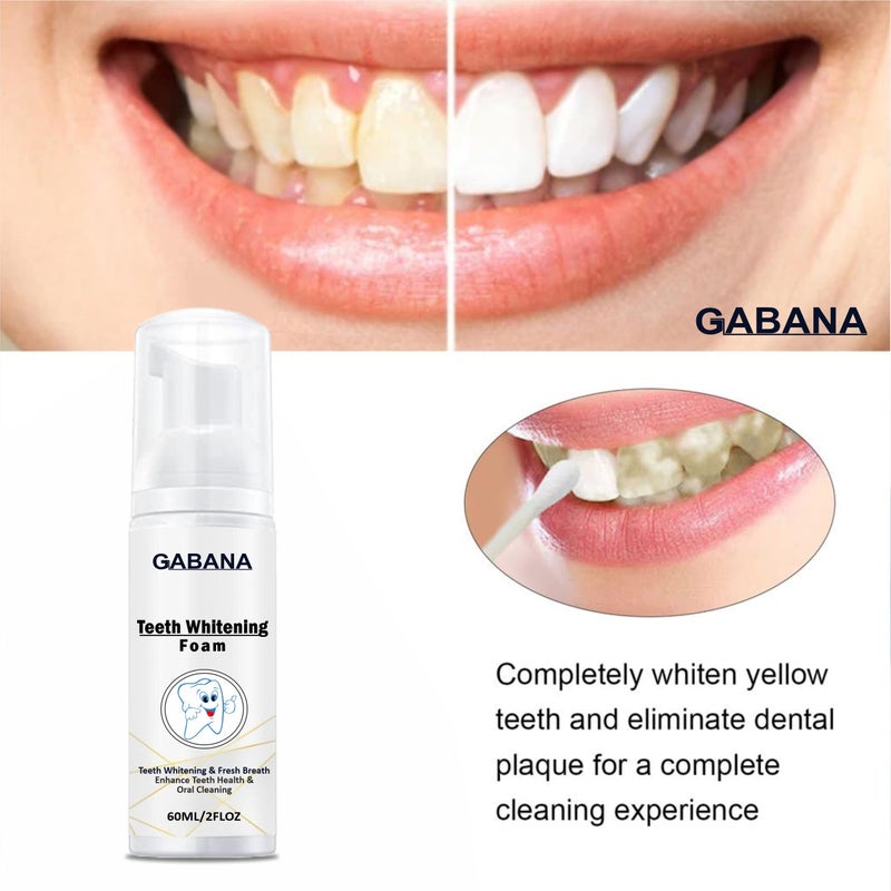 GABANA Natural Toothpaste for Deep Repair of Sensitive Teeth (Pack of 3, 60 ml)|Toothpaste in Fresh Colgate TOOthpaste for Whitening teeth toothpaste Gel for Long Lasting Whitener teeth Whitening Foam - Image 3