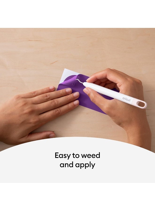 Cricut Heat-Activated Color-Changing Vinyl – Permanent Purple - Turquoise - Image 5