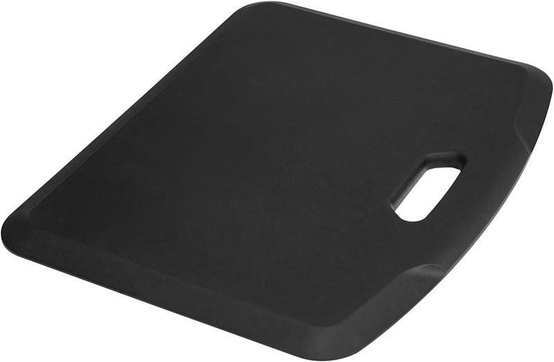 Mount-It! Anti Fatigue Floor Mat | Standing Comfort Mat for Standing Desk, Home, Office, Kitchen, Garage | Anti-Slip Washable Surface| 18"x22" | Rubberized Gel Foam Black - Image 1