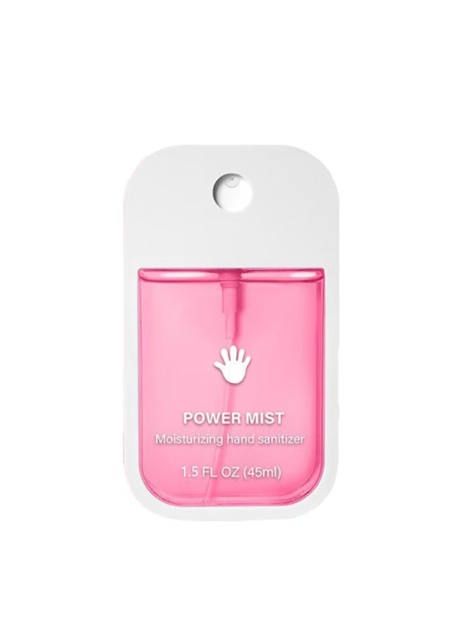 Power Mist Moisturizing hand sanitizer - Power Mist Hydrating Hand Sanitizer Spray For Adults And Kids,Spray Hand Sanitizer Travel Size,Hydrating Hand Sanitizer Spray For Adults,Power Mist Hand Sanitizer 45ml (Strawberry) - Image 1