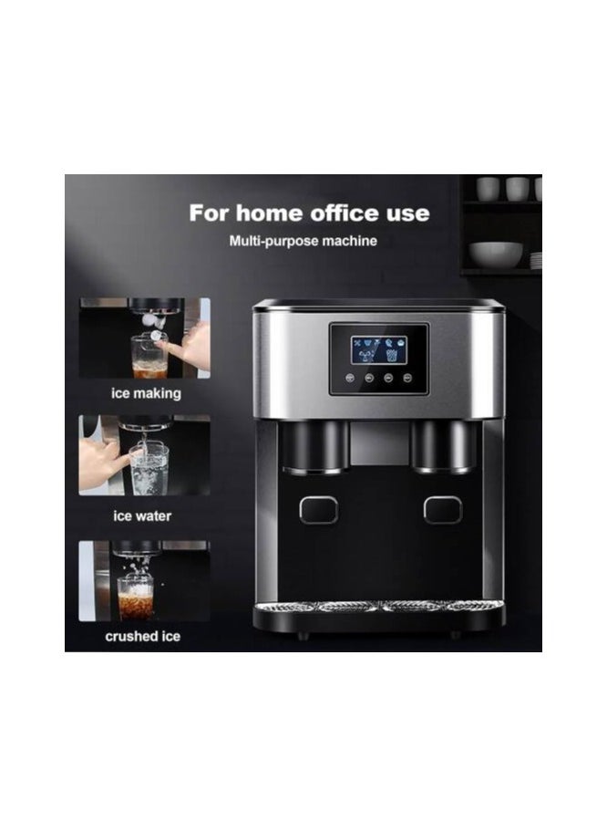 Generic 3-in-1 Ice Maker Machine - Fast Ice Making, Crushed Ice, and Cold Water Dispenser - 18KG/24H, 8-12 Minute Ice Production - Perfect for Home, Office, and Parties  - Image 2