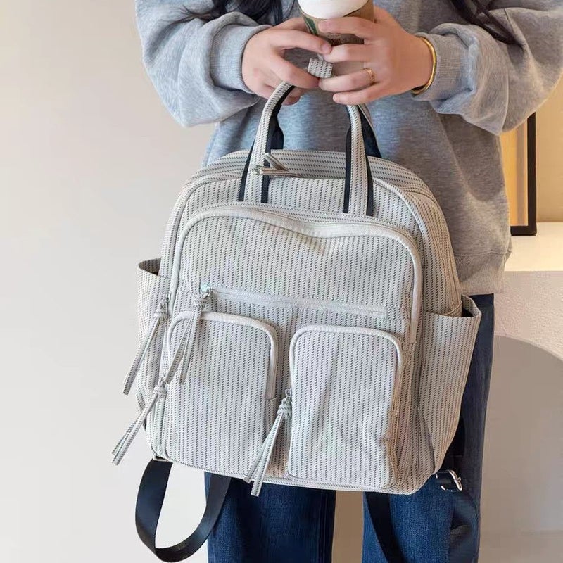Korean Multi-pocket Casual Large-Capacity Backpack - Image 2