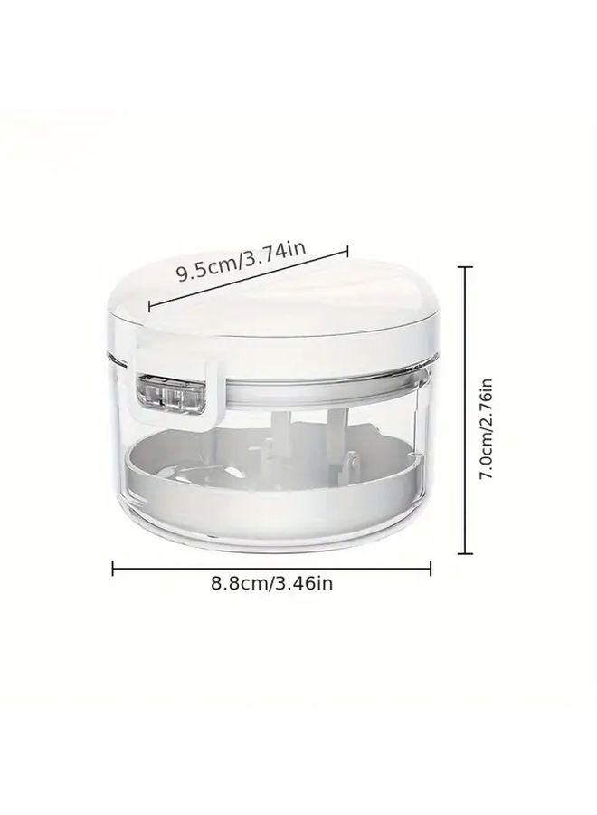 White Heavy Duty Invisible Braces Storage Case With Lid Portable Travel Dental Organizer - Image 3