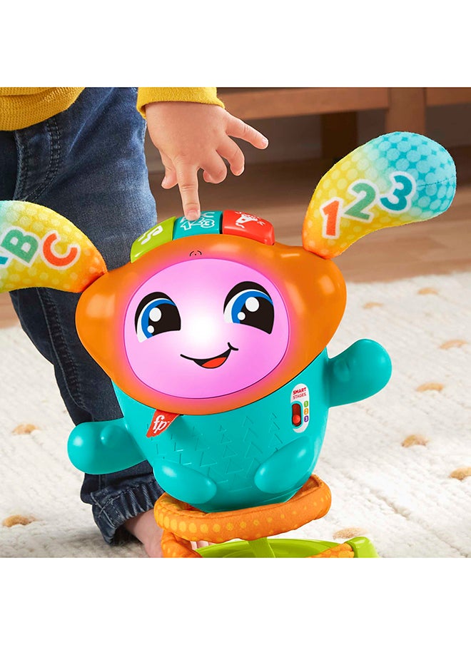 Fisher-Price Baby To Toddler Learning Toy Dj Bouncin’ Beats With Music Lights And Motorized Bouncing Action, Uk English Version  - Image 5