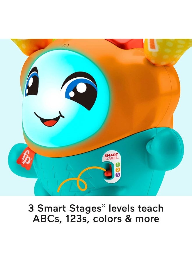 Fisher-Price Baby To Toddler Learning Toy Dj Bouncin’ Beats With Music Lights And Motorized Bouncing Action, Uk English Version  - Image 4