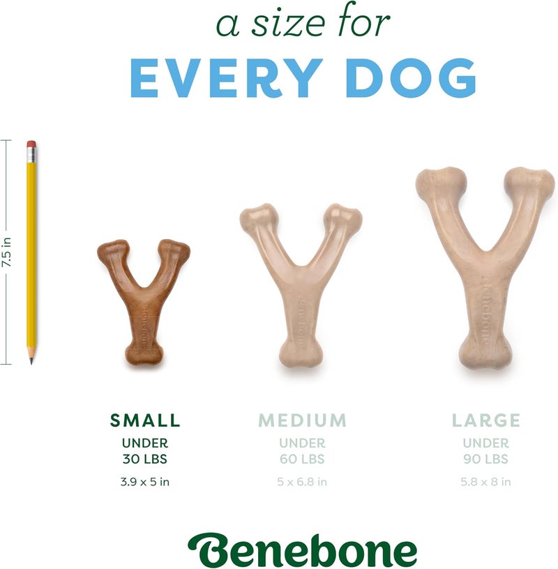 Benebone Indoor outdoor all-purpose fit Benebone Wishbone Durable Dog Chew Toy for Aggressive Chewers, Duck, Made in USA, Small Shop & home all-space compatible - Image 5