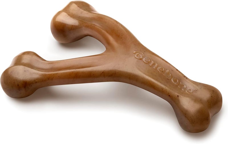 Benebone Indoor outdoor all-purpose fit Benebone Wishbone Durable Dog Chew Toy for Aggressive Chewers, Duck, Made in USA, Small Shop & home all-space compatible - Image 2