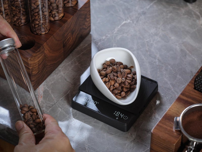 KNODOS Coffee Dosing Cup and RDT Spray Bottle Gift Set Coffee Bar Accessories Ceramic Espresso Dosing Bowl Single Dose Measuring Tray Kit - Image 3