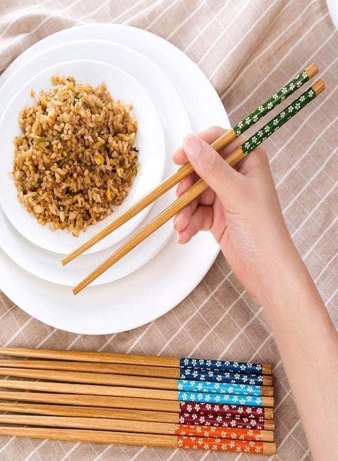 AUTOWRAP Bamboo Chopsticks Reusable for Wedding Party Ceremony, 24cm/9.45inch Chinese Natural Non-slip Chopsticks Dishwasher Safe, Lightweight Chopstick - Image 5