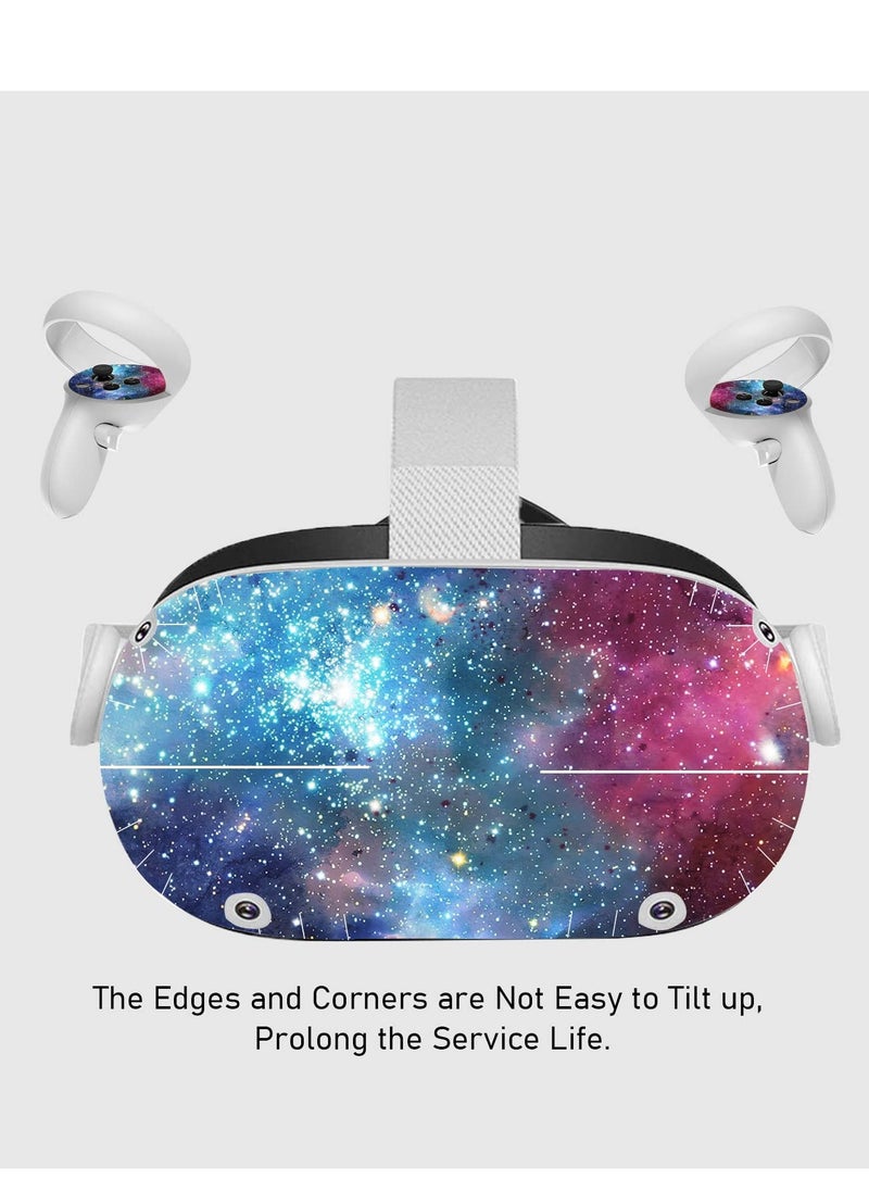 Generic - Oculus Quest 2 VR Headset and Controller Skin - Creative Vinyl Decal Sticker Set for Virtual Reality Protection and Customization (1 Set) - Image 1