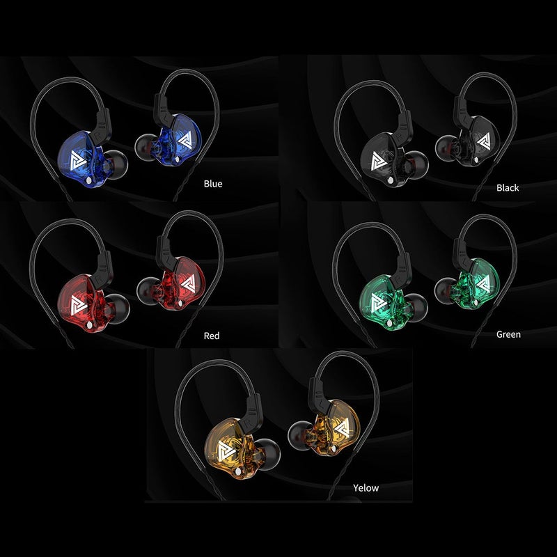 AK6 Universal HiFi Sport Headphones In-Ear With Microphone Black - Image 5
