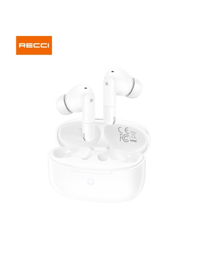 ريتشي ريشي REP-W97 سماعات أذن لاسلكية Celestial Music – بلوتوث 5.3، بطارية 35 مللي أمبير + علبة شحن 280 مللي أمبير، تشغيل حتى 5 ساعات، تحكم باللمس – أبيض - Image 1