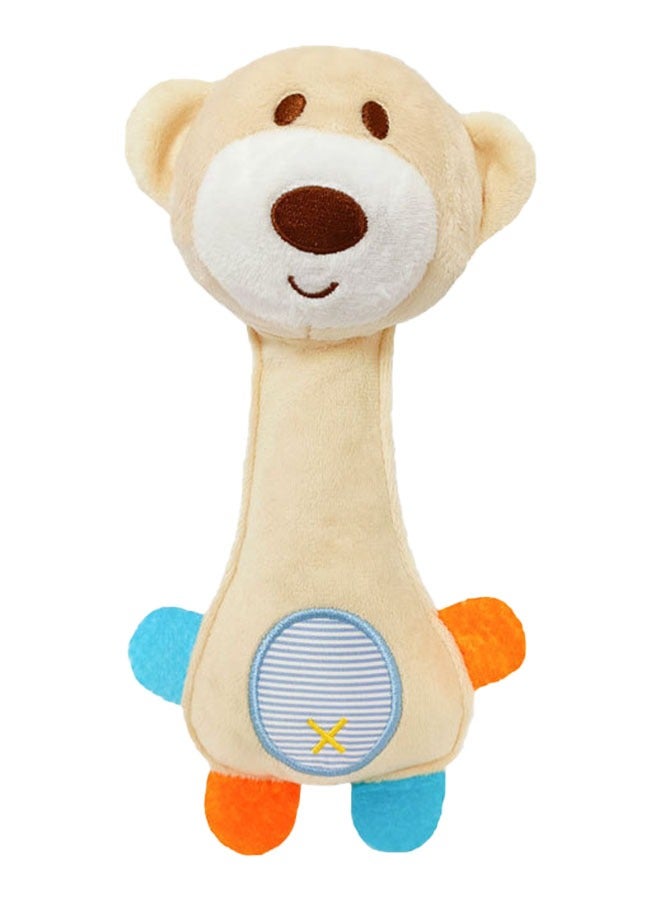 Baby Soft Rattle Toys for Newborns, Plush Rattle Stuffed Animals Hand Grip Rattle Set Molar Teether Rings Early Educational Toy  - Image 1