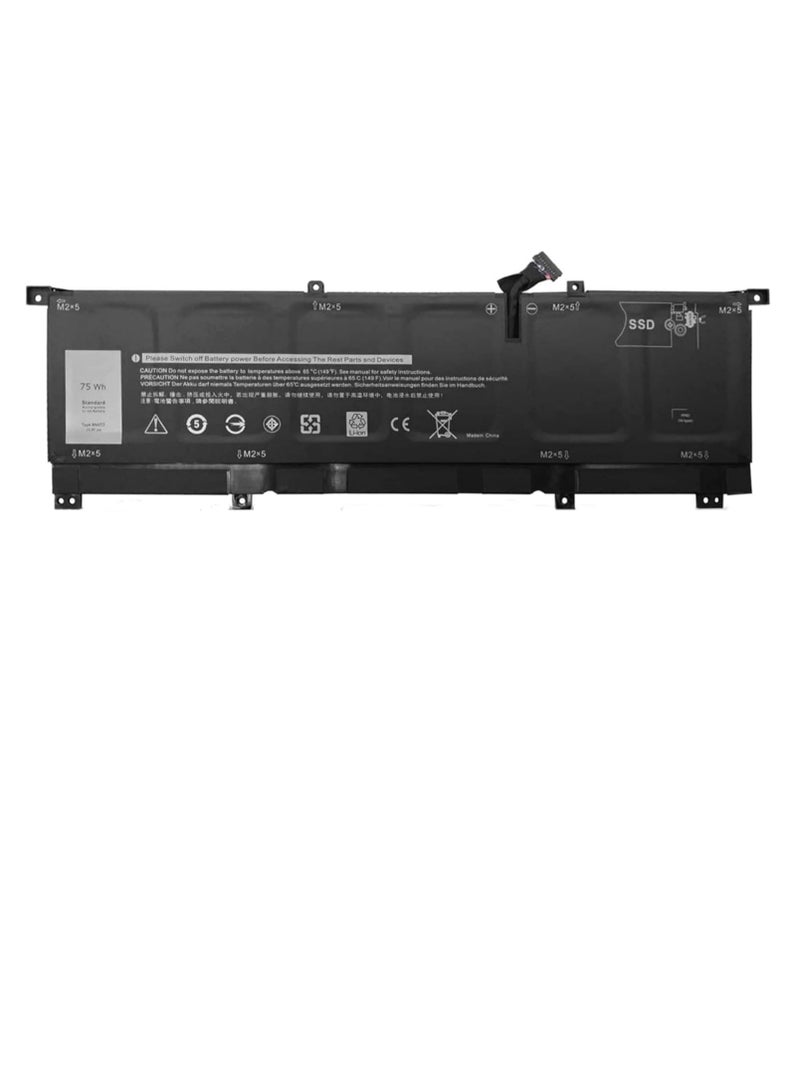 8N0T7 11.4V 75Wh 6-Cell Laptop Battery Compatible with DELL XPS 15 9575 P73F001 15-9575-D1605TS 15-9575-D1805TS Precision 5530 2-in-1 Series Notebook 08N0T7 TMFYT 0TMF.Y. 10 - Image 1