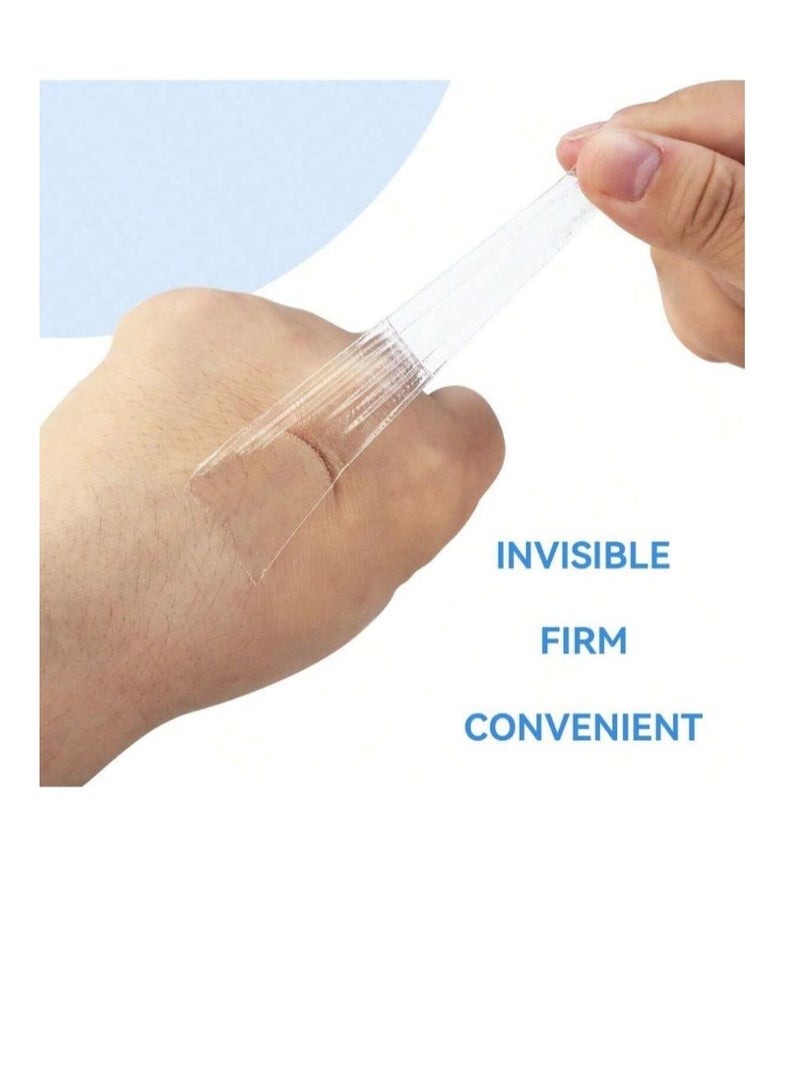 فانسكي شرائط شريط شعر مستعار-36 قطعة ، شريط لاصق قوي مقاوم للماء على الوجهين شريط باروكات دانتيل (لون أزرق (1/4)) - Image 3