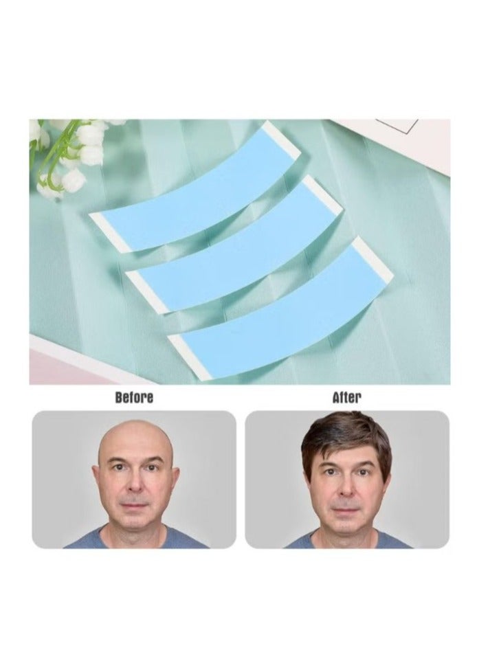 فانسكي شرائط شريط شعر مستعار-36 قطعة ، شريط لاصق قوي مقاوم للماء على الوجهين شريط باروكات دانتيل (لون أزرق (1/4)) - Image 5