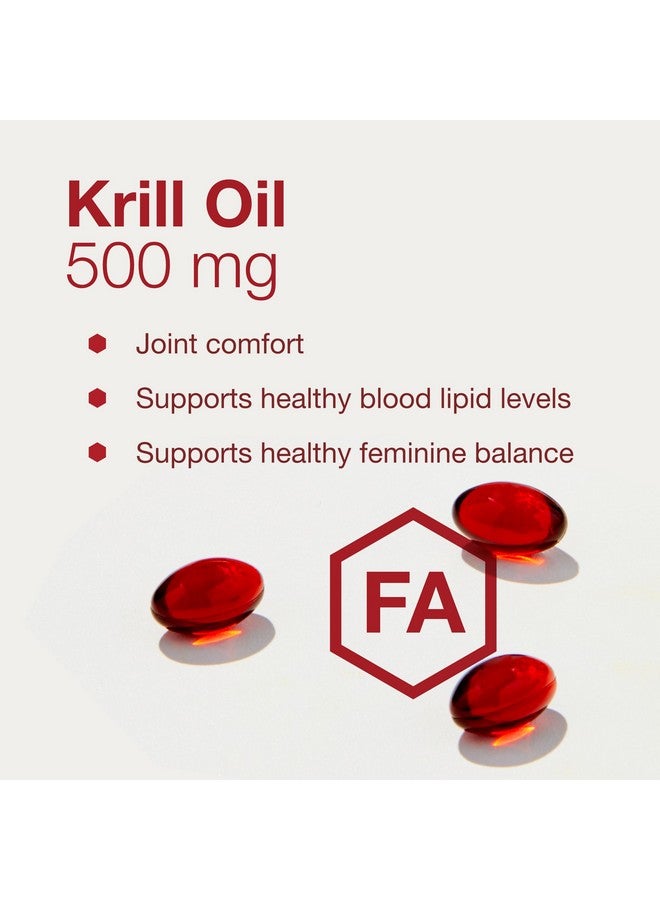 Protocol For Life Balance Protocol Krill Oil 500mg - Krill Oil Supplement - DHA & EPA - with Astaxanthin - Supports Heart, Brain, Joints* - Non-GMO & Halal - 60 Softgels  - Image 4