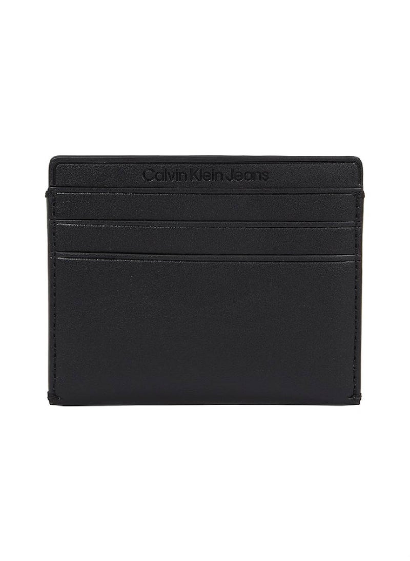 Calvin Klein Jeans Women's Sculpted Cardholder - Faux Leather, Black  - Image 2