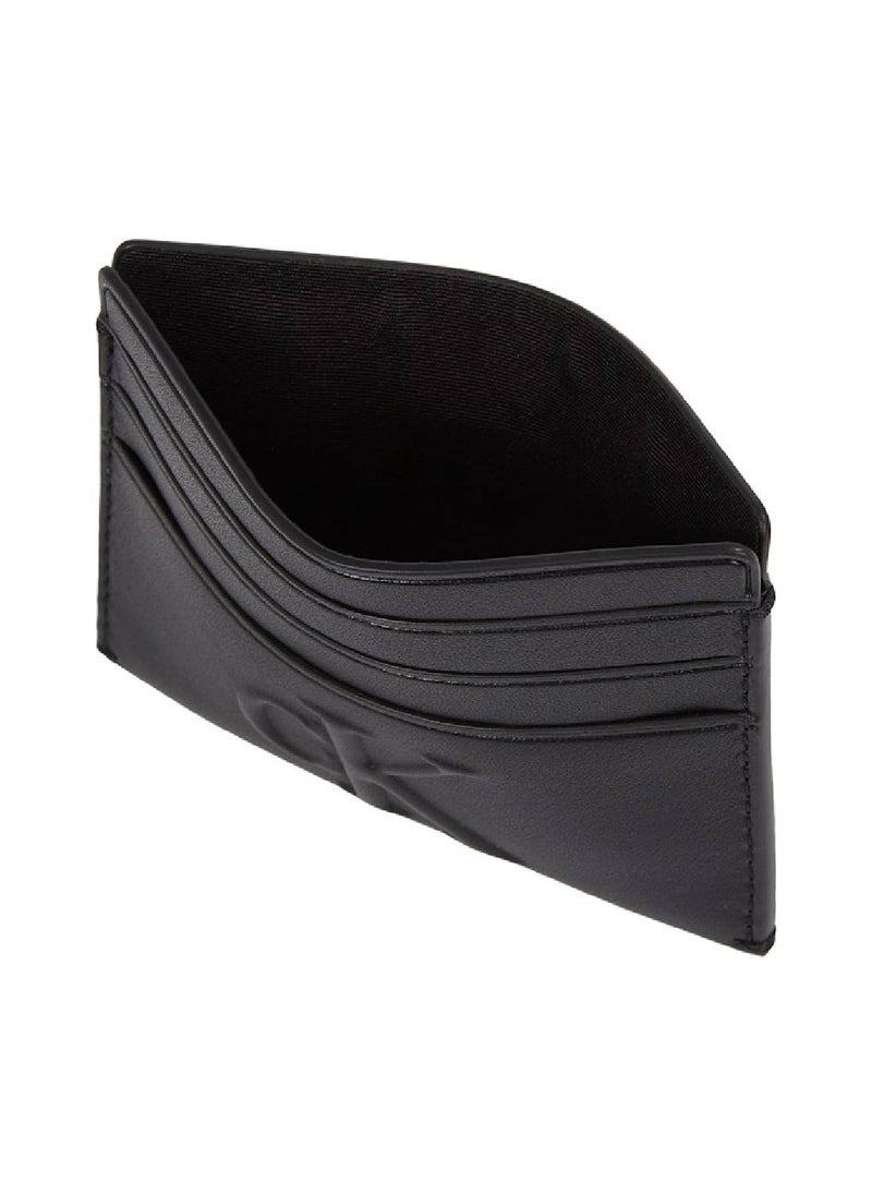 Calvin Klein Jeans Women's Sculpted Cardholder - Faux Leather, Black  - Image 3