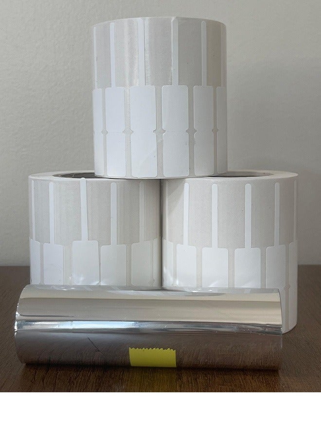 Beauenty Waterproof Adhesive Barcode Paper with Ink for Barcode Printing on Jewelry and Cosmetic Bag 3 Roll Paper + 1 Ink - Image 2