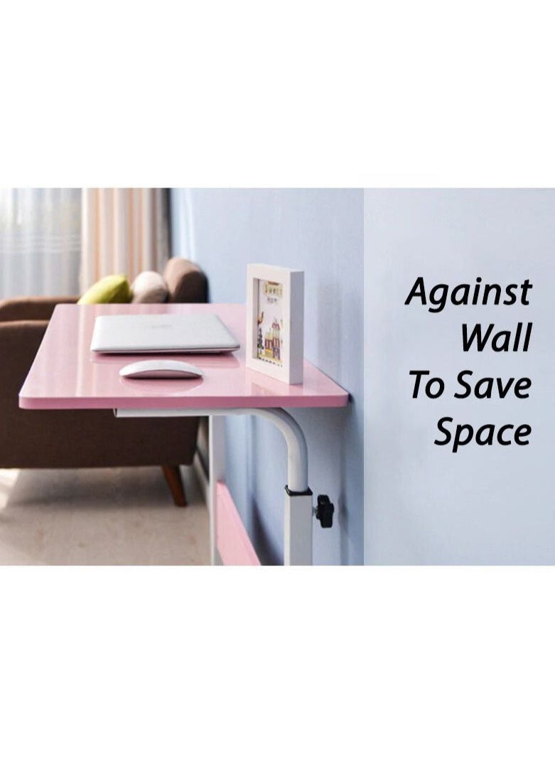 Generic - Adjustable computer desk with wheels, laptop desk, rotating desk, sofable laptop bed, standing desk can be lifted - Image 1