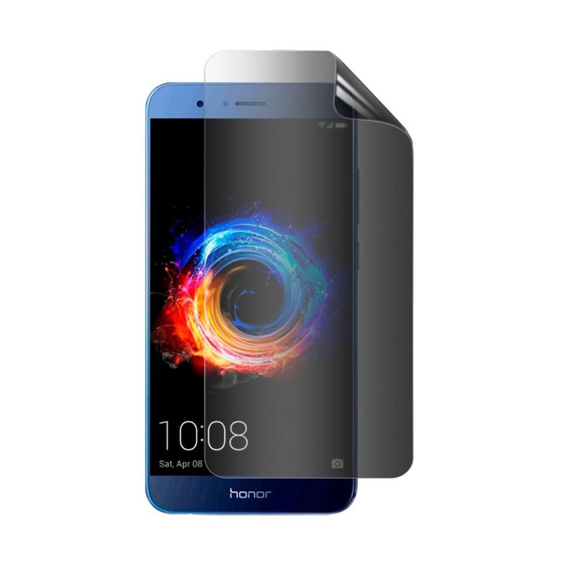 حزمة من 3 واقي شاشة بغلاف للخصوصية من Honor 8 سهل التركيب، خالٍ من الفقاعات، مضاد للخدش، واقي غشاء بتغطية كاملة (ليس زجاجًا مقسى) - Image 2